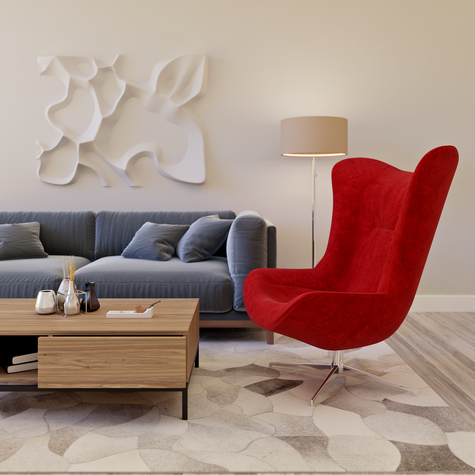 Closeup render